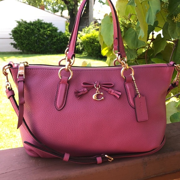 coach mini ally satchel